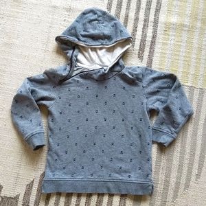 Petit Lem hooded sweatshirt, arrows